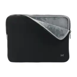 Mobilis Skin - Housse d'ordinateur portable - mousse à mémoire de forme - 12.5" - 14" - gris, noir (049016)_3